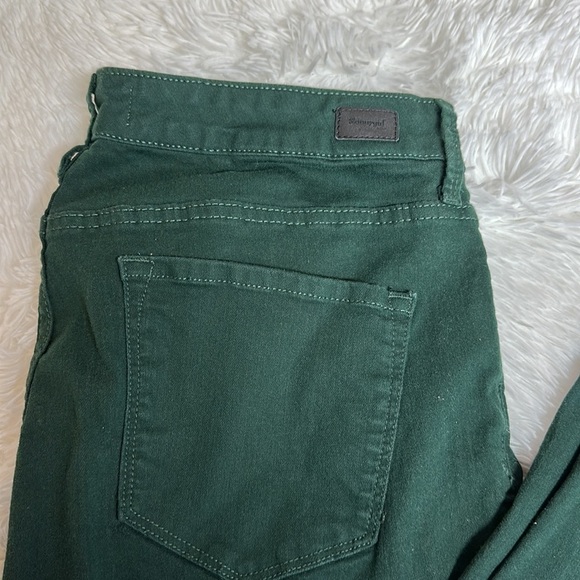 Skinnygirl Hunter Green Jeans Sz32/14 - Picture 2 of 8